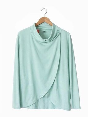 NWT Joe Fresh Wrap Sweater in Mint Green
